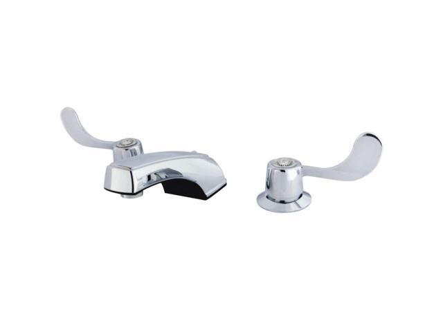 Kingston Brass GKB931G Water Saving Vista Widespread Lavatory Faucet with Grid Pop-up, Chrome