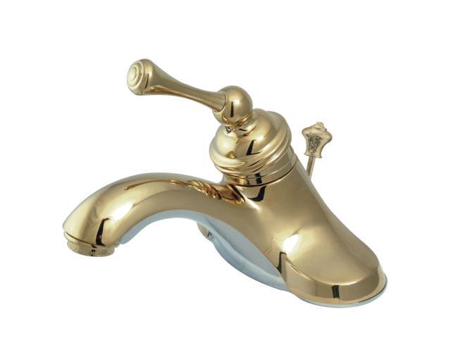 Kingston Brass KB3542BL Single Handle 4' Centerset Lavatory Faucet with Retail P
