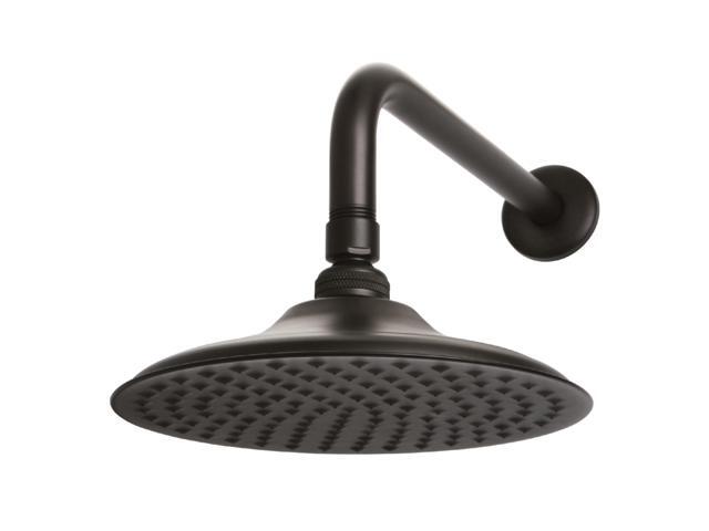 Kingston Brass K136A5CK Victorian 8' Dia. Brass Shower Head with 12' Shower Arm