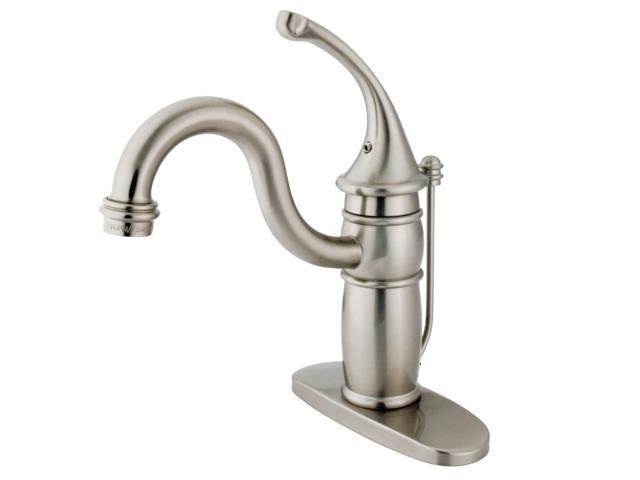 Kingston Brass KB1408GL Single Handle Mono Deck Lavatory Faucet with Retail Pop-