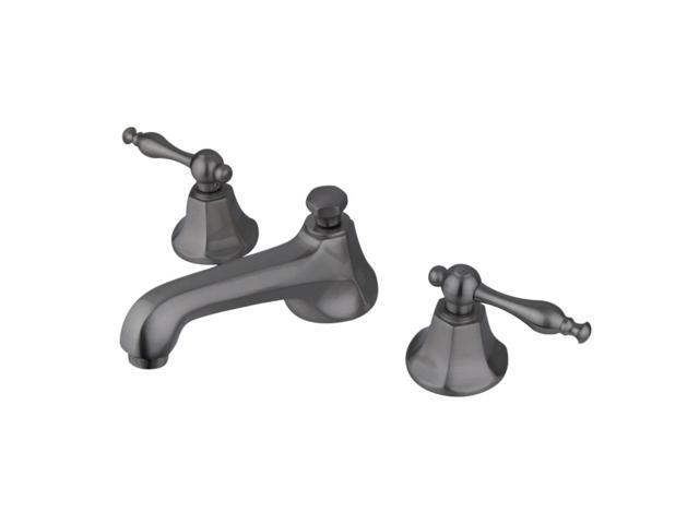 Kingston Brass KS4468NL Naples Two Handle 8' to 16' Widespread Lavatory Faucet w