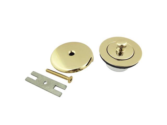 Kingston Brass DLT5301A2 Lift and Turn Tub Drain Kit, Polished Brass