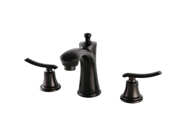 kingston brass kb7965jl jamestown widespread lavatory faucet, oil rubbed bronze