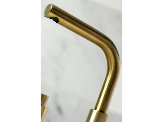 Fauceture FSC8953NDL 8 in. Widespread Bathroom Faucet, Brushed Brass
