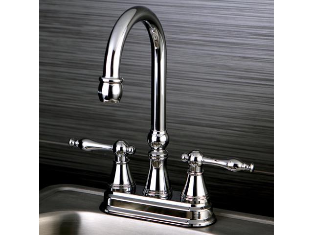 Kingston Brass KS2491NL Bar Faucet, Polished Chrome