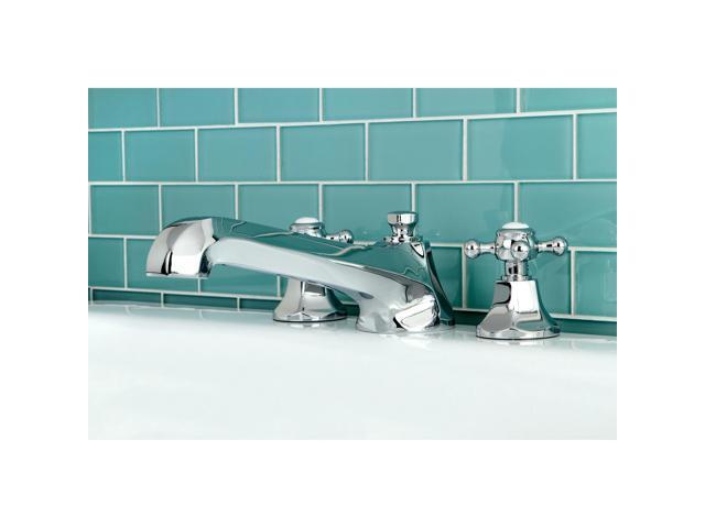 Kingston Brass KS4301BX Roman Tub Filler, Polished Chrome