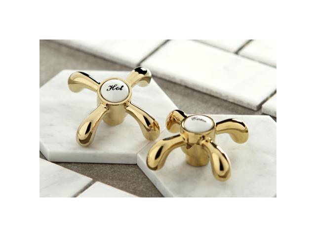 Kingston Brass KS4302TX Roman Tub Filler, Polished Brass