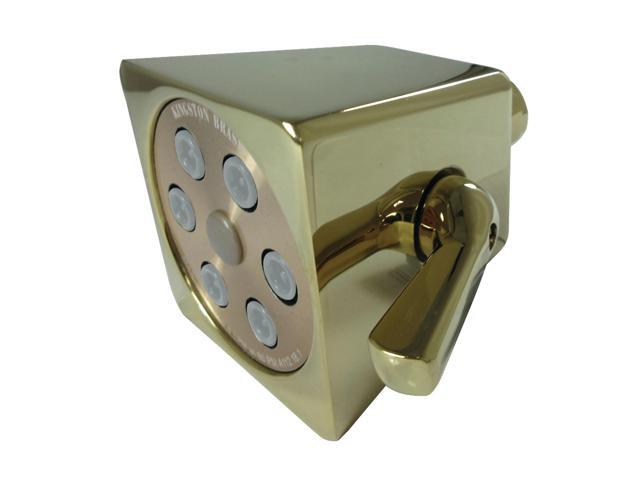 KINGSTON BRASS K230A2 Shower Head, Polished Brass, Wall Mount