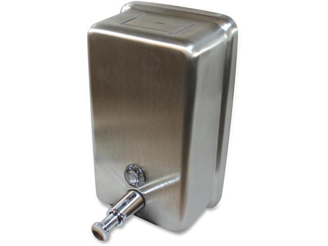 Genuine Joe Liquid Soap Dispenser Vertical 40oz Cap STST 85134