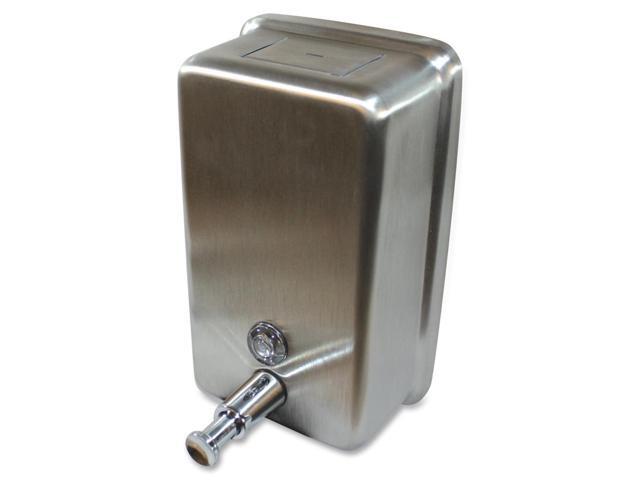 Genuine Joe Liquid Soap Dispenser Vertical 40oz Cap STST 85134