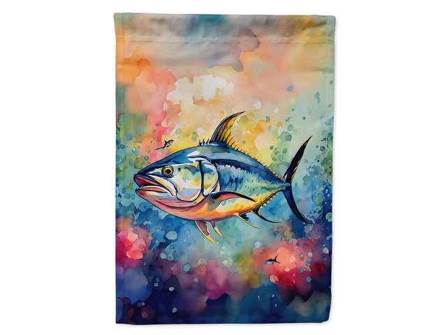 Caroline's Treasures Yellowfin Tuna Garden Flag Mailbox Flag Decorative Yard Flag Banner Outside Patio Artwork Yard Flower Beds, Garden Size,...