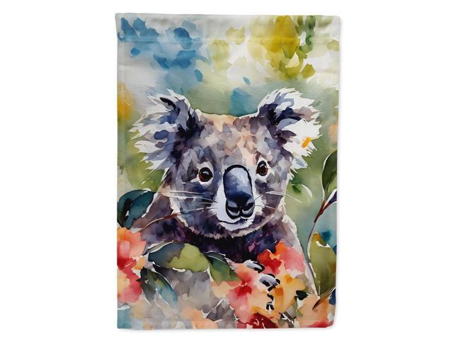 Caroline's Treasures Koala Garden Flag Mailbox Flag Decorative Yard Flag Banner Outside Patio Artwork Yard Flower Beds, Garden Size, Multicolor
