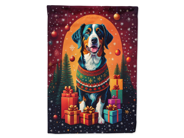 Caroline's Treasures DAC3030GF Appenzeller Sennenhund Holiday Christmas Garden Flag Mailbox Flag Decorative Yard Flag Banner Outside Patio Artwork...