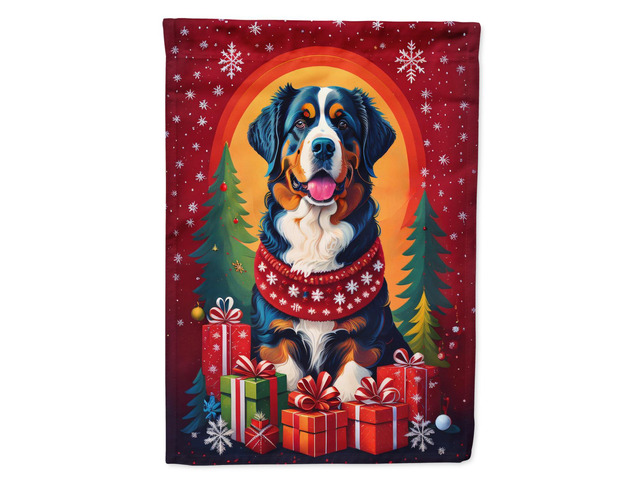 Caroline's Treasures DAC3042GF Bernese Mountain Dog Holiday Christmas Garden Flag Mailbox Flag Decorative Yard Flag Banner Outside Patio Artwork...