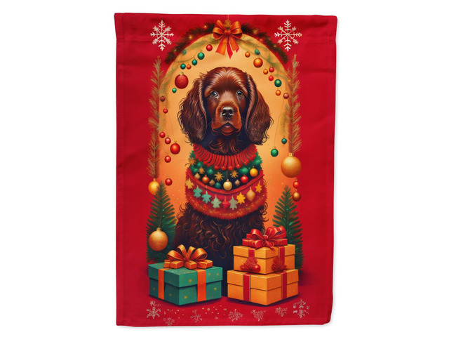 Caroline's Treasures DAC3057GF Boykin Spaniel Holiday Christmas Garden Flag Mailbox Flag Decorative Yard Flag Banner Outside Patio Artwork Yard...