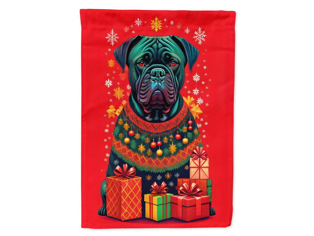 Caroline's Treasures DAC3064CHF Cane Corso Holiday Christmas House Flag Large Porch Sleeve Pole Decorative Outside Yard Banner Artwork Wall...