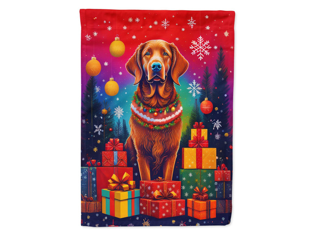 Caroline's Treasures DAC3067GF Chesapeake Bay Retriever Holiday Christmas Garden Flag Mailbox Flag Decorative Yard Flag Banner Outside Patio...