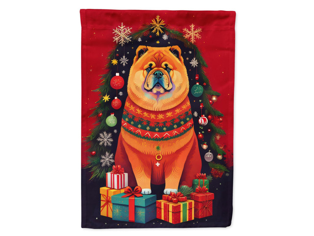 Caroline's Treasures DAC3070GF Chow Chow Holiday Christmas Garden Flag Mailbox Flag Decorative Yard Flag Banner Outside Patio Artwork Yard Flower...