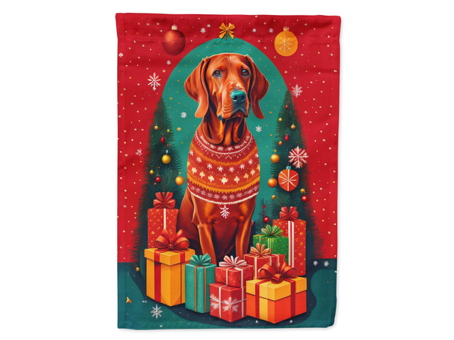 Caroline's Treasures DAC3149CHF Red Redbone Coonhound Holiday Christmas House Flag Large Porch Sleeve Pole Decorative Outside Yard Banner Artwork...
