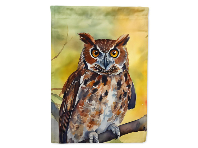 Caroline's Treasures Eastern Screech Owl Garden Flag Mailbox Flag Decorative Yard Flag Banner Outside Patio Artwork Yard Flower Beds, Garden Size,...