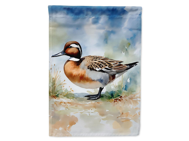 Caroline's Treasures Northern Pintail House Flag Large Porch Sleeve Pole Decorative Outside Yard Banner Artwork Wall Hanging, Polyester, House...