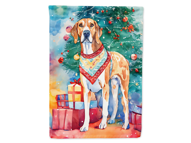 Caroline's Treasures DAC3330CHF American English Coonhound Christmas House Flag Large Porch Sleeve Pole Decorative Outside Yard Banner Artwork Wall...