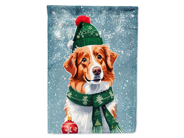 Caroline's Treasures DAC3543GF Nova Scotia Duck Toller Christmas Garden Flag Mailbox Flag Decorative Yard Flag Banner Outside Patio Artwork Yard...