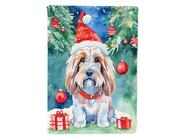 Caroline's Treasures DAC3557GF Petit Basset Griffon Vendeen Christmas Garden Flag Mailbox Flag Decorative Yard Flag Banner Outside Patio Artwork...