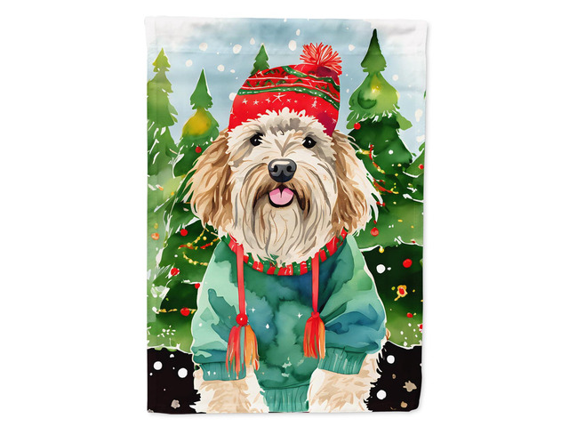 Caroline's Treasures DAC3600GF Puli Christmas Garden Flag Mailbox Flag Decorative Yard Flag Banner Outside Patio Artwork Yard Flower Beds, Garden...
