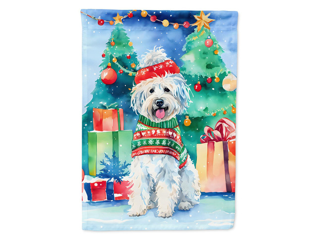 Caroline's Treasures DAC3601GF Puli Christmas Garden Flag Mailbox Flag Decorative Yard Flag Banner Outside Patio Artwork Yard Flower Beds, Garden...