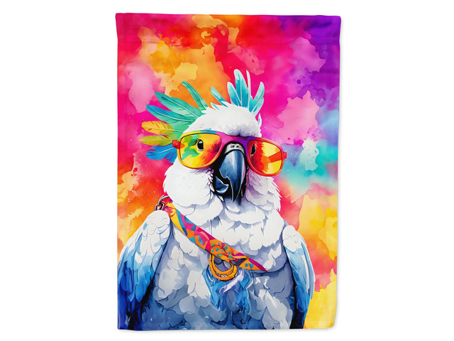 Caroline's Treasures Hippie Animal Cockatoo Garden Flag Mailbox Flag Decorative Yard Flag Banner Outside Patio Artwork Yard Flower Beds, Garden...
