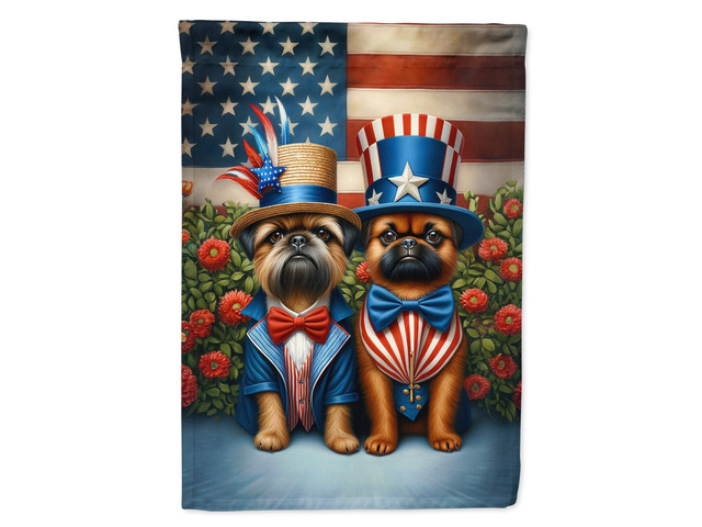 Caroline's Treasures DAC4203GF All American Brussels Griffon Garden Flag Mailbox Flag Decorative Yard Flag Banner Outside Patio Artwork Yard Flower...