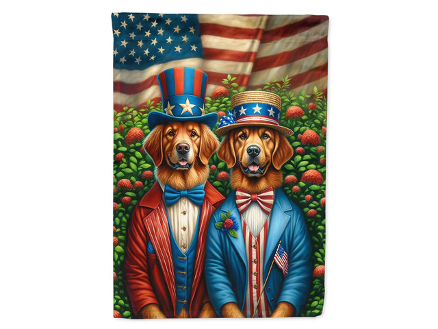 Caroline's Treasures DAC4210CHF All American Chesapeake Bay Retriever House Flag Large Porch Sleeve Pole Decorative Outside Yard Banner Artwork...