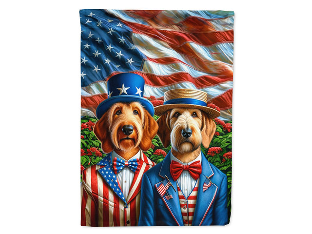 Caroline's Treasures DAC4278GF All American Otterhound Garden Flag Mailbox Flag Decorative Yard Flag Banner Outside Patio Artwork Yard Flower Beds,...