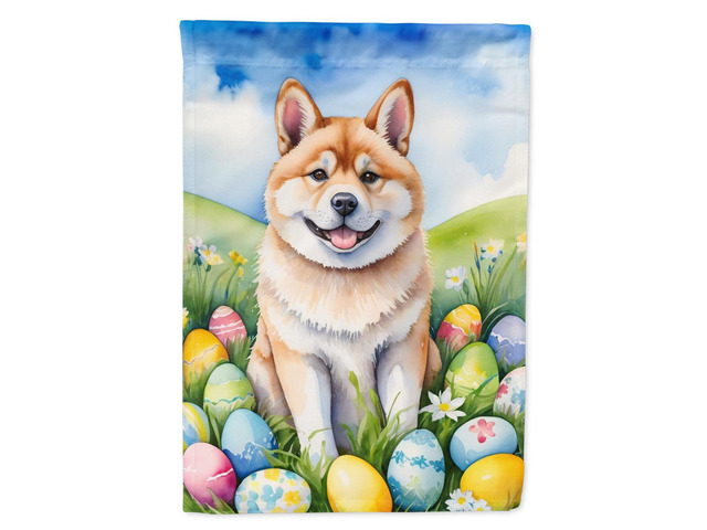 Caroline's Treasures DAC4918GF Akita Easter Egg Hunt Garden Flag Mailbox Flag Decorative Yard Flag Banner Outside Patio Artwork Yard Flower Beds,...