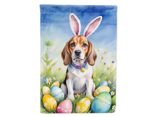 Caroline's Treasures DAC4941GF Beagle Easter Egg Hunt Garden Flag Mailbox Flag Decorative Yard Flag Banner Outside Patio Artwork Yard Flower Beds,...
