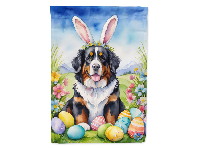 Caroline's Treasures DAC4952GF Bernese Mountain Dog Easter Egg Hunt Garden Flag Mailbox Flag Decorative Yard Flag Banner Outside Patio Artwork Yard...