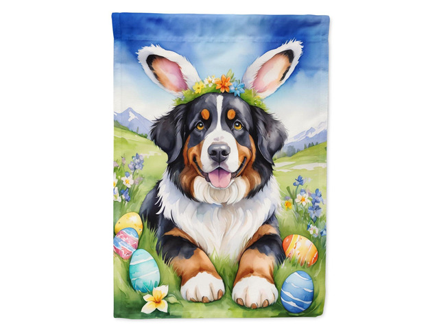 Caroline's Treasures DAC4953GF Bernese Mountain Dog Easter Egg Hunt Garden Flag Mailbox Flag Decorative Yard Flag Banner Outside Patio Artwork Yard...