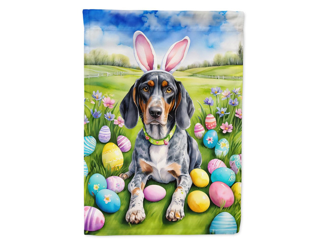 Caroline's Treasures DAC4959GF Bluetick Coonhound Easter Egg Hunt Garden Flag Mailbox Flag Decorative Yard Flag Banner Outside Patio Artwork Yard...