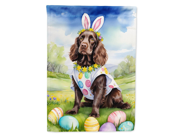 Caroline's Treasures DAC4972GF Boykin Spaniel Easter Egg Hunt Garden Flag Mailbox Flag Decorative Yard Flag Banner Outside Patio Artwork Yard...