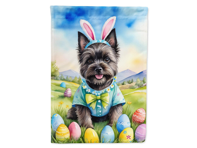 Caroline's Treasures DAC4977GF Cairn Terrier Easter Egg Hunt Garden Flag Mailbox Flag Decorative Yard Flag Banner Outside Patio Artwork Yard Flower...