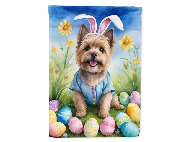 Caroline's Treasures DAC4979GF Cairn Terrier Easter Egg Hunt Garden Flag Mailbox Flag Decorative Yard Flag Banner Outside Patio Artwork Yard Flower...