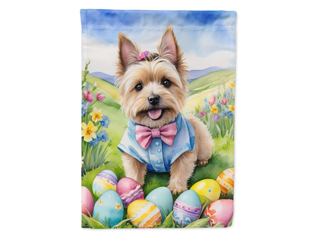 Caroline's Treasures DAC4980GF Cairn Terrier Easter Egg Hunt Garden Flag Mailbox Flag Decorative Yard Flag Banner Outside Patio Artwork Yard Flower...