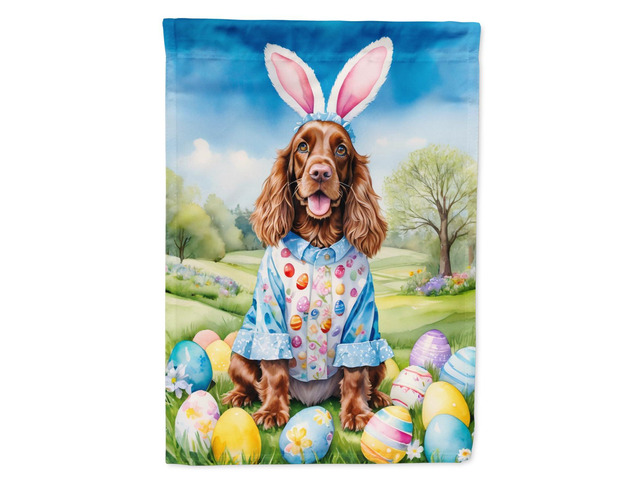 Caroline's Treasures DAC5024GF English Cocker Spaniel Easter Egg Hunt Garden Flag Mailbox Flag Decorative Yard Flag Banner Outside Patio Artwork...
