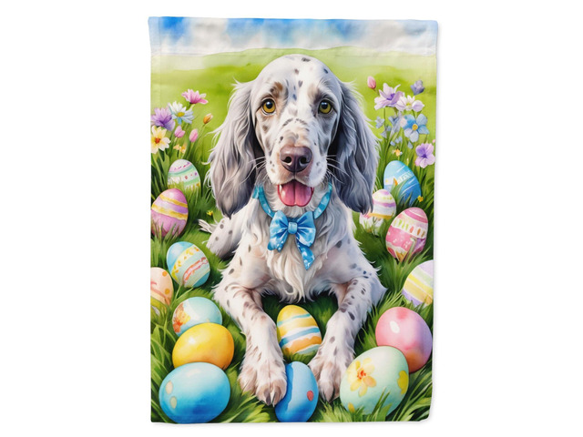 Caroline's Treasures DAC5029GF English Setter Easter Egg Hunt Garden Flag Mailbox Flag Decorative Yard Flag Banner Outside Patio Artwork Yard...