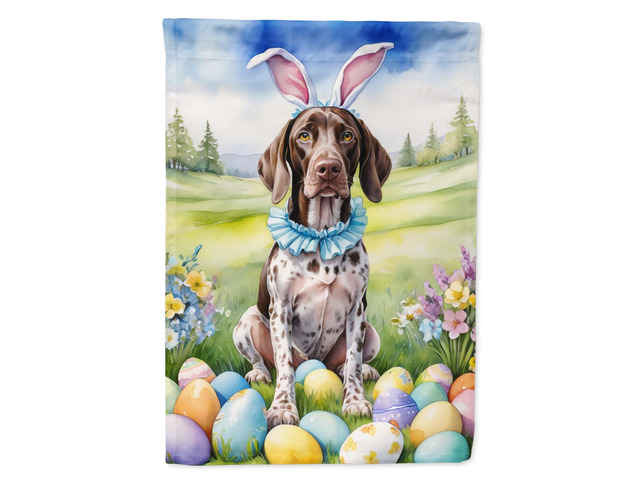 Caroline's Treasures DAC5048GF German Shorthaired Pointer Easter Egg Hunt Garden Flag Mailbox Flag Decorative Yard Flag Banner Outside Patio...