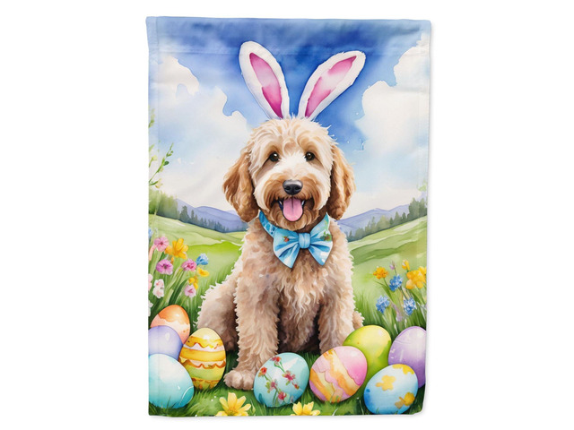 Caroline's Treasures DAC5058GF Goldendoodle Easter Egg Hunt Garden Flag Mailbox Flag Decorative Yard Flag Banner Outside Patio Artwork Yard Flower...