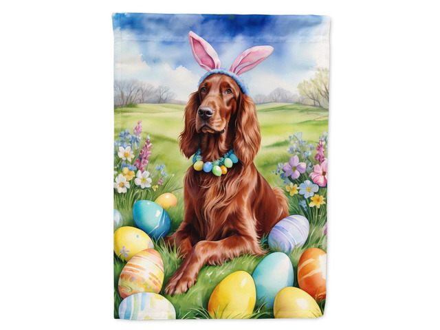 Caroline's Treasures DAC5077GF Irish Setter Easter Egg Hunt Garden Flag Mailbox Flag Decorative Yard Flag Banner Outside Patio Artwork Yard Flower...