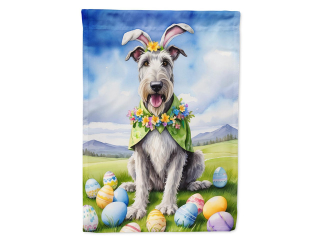 Caroline's Treasures DAC5080GF Irish Wolfhound Easter Egg Hunt Garden Flag Mailbox Flag Decorative Yard Flag Banner Outside Patio Artwork Yard...