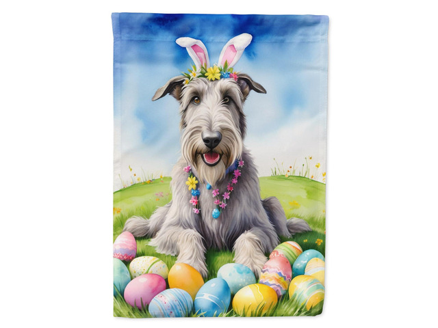 Caroline's Treasures DAC5081GF Irish Wolfhound Easter Egg Hunt Garden Flag Mailbox Flag Decorative Yard Flag Banner Outside Patio Artwork Yard...